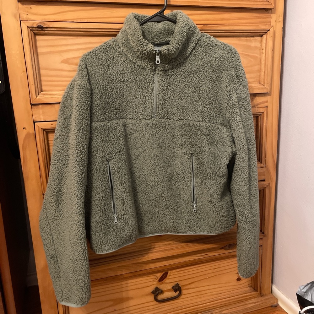 Girlfriend collective fleece pullover